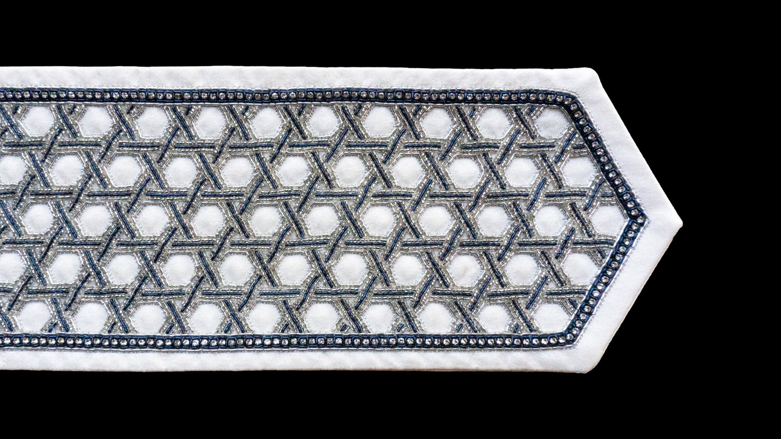 Rochmah — Silver atarah, hand-embroidered