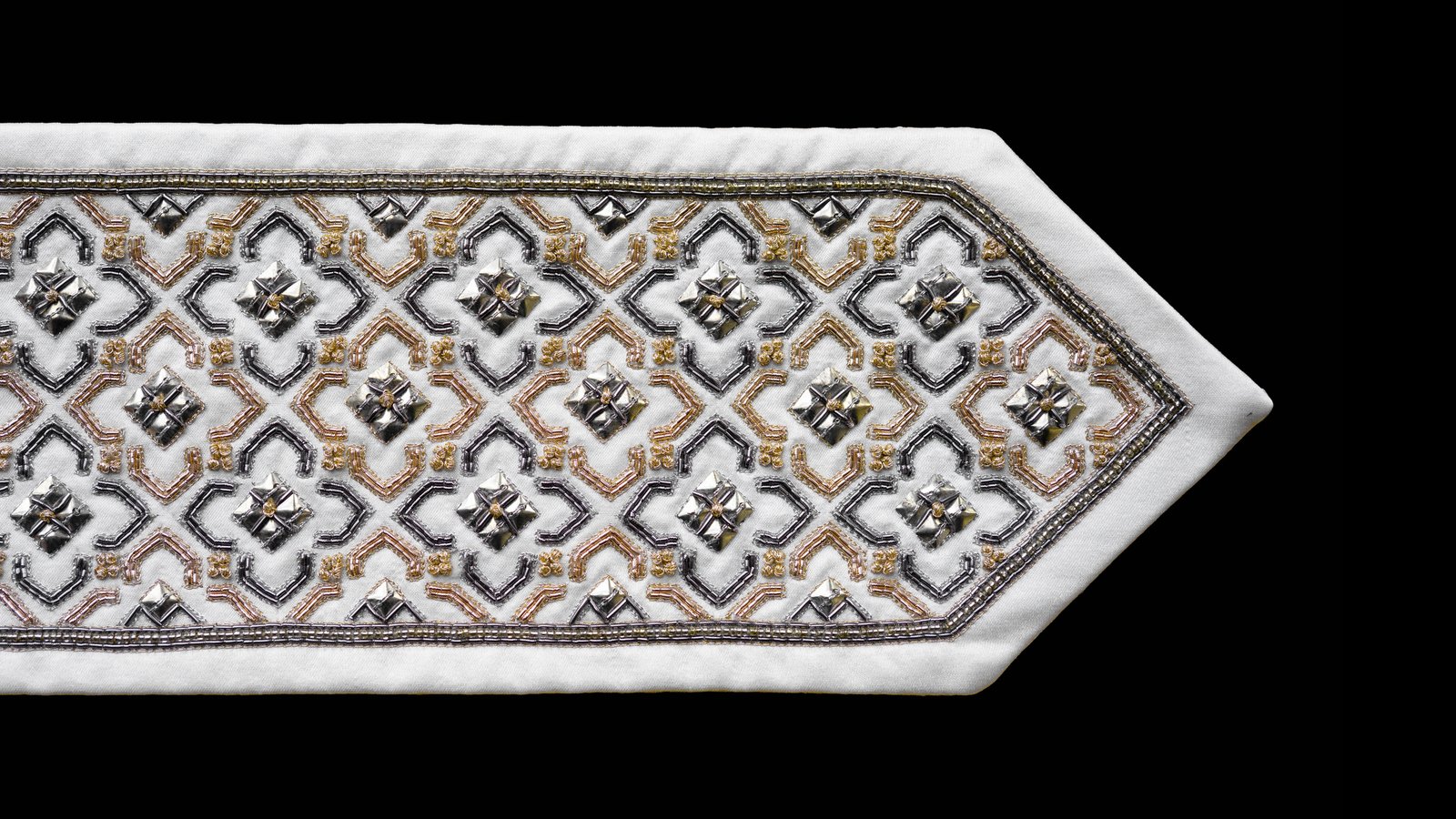 Yesod atarah, hand-embroidered